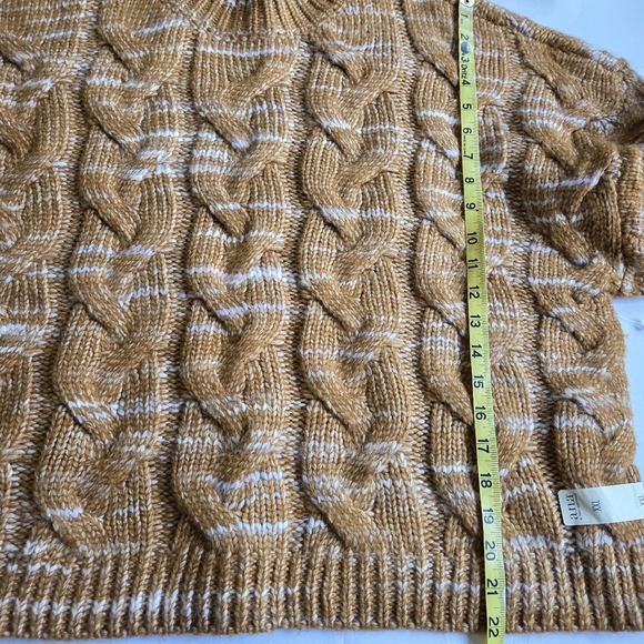 a.n.a Mock Neck Cable Knit Pullover Sweater - Picture 5 of 9